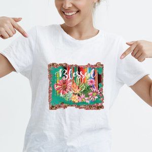 Blessed HTV Iron on Ready to Press Transfer Sheet-SHIRT NOT INCLUDED